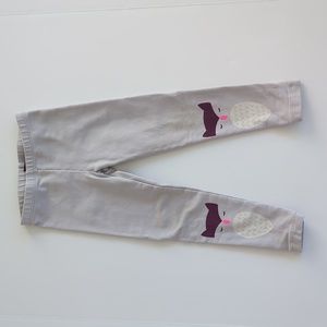 Tea Collection Owl Leggings Size 5